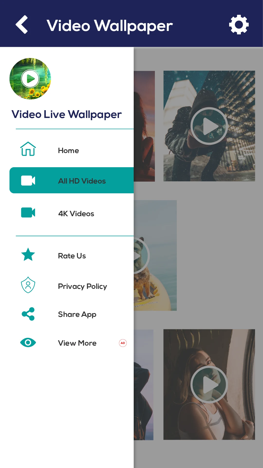 Video Live Wallpaper - HD Wall screenshot